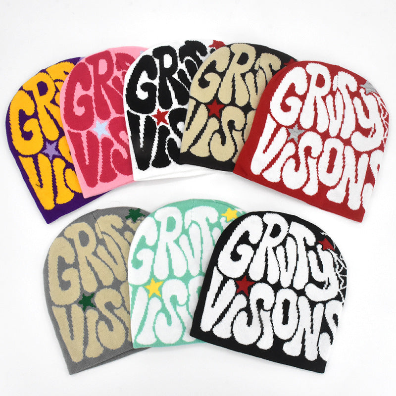 Knitted Gravity Visions Abstract Beanie