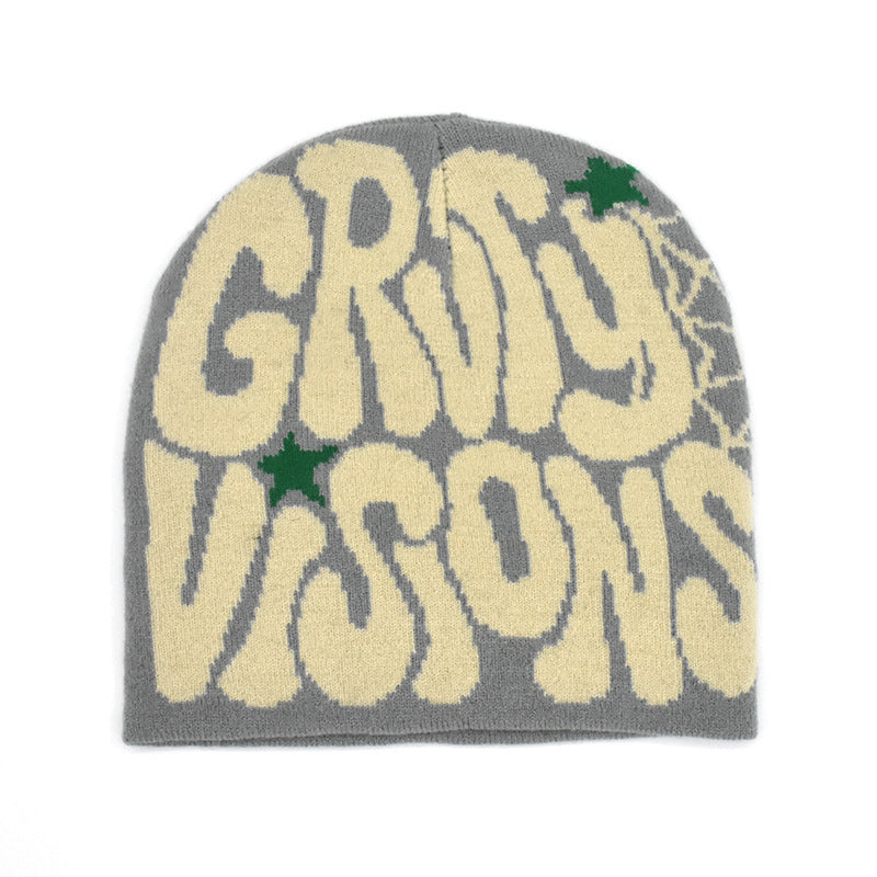 Knitted Gravity Visions Abstract Beanie