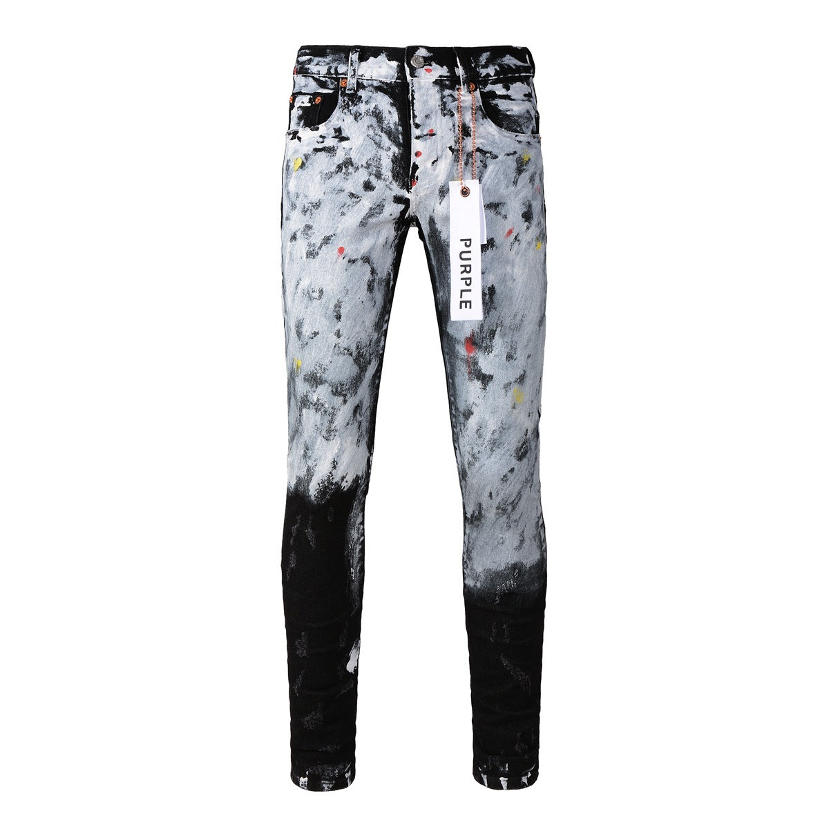 Drippy Gradient Cross-border Fitted Jeans