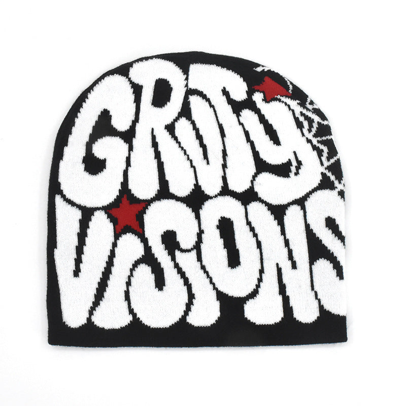 Knitted Gravity Visions Abstract Beanie