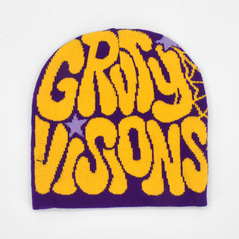 Knitted Gravity Visions Abstract Beanie